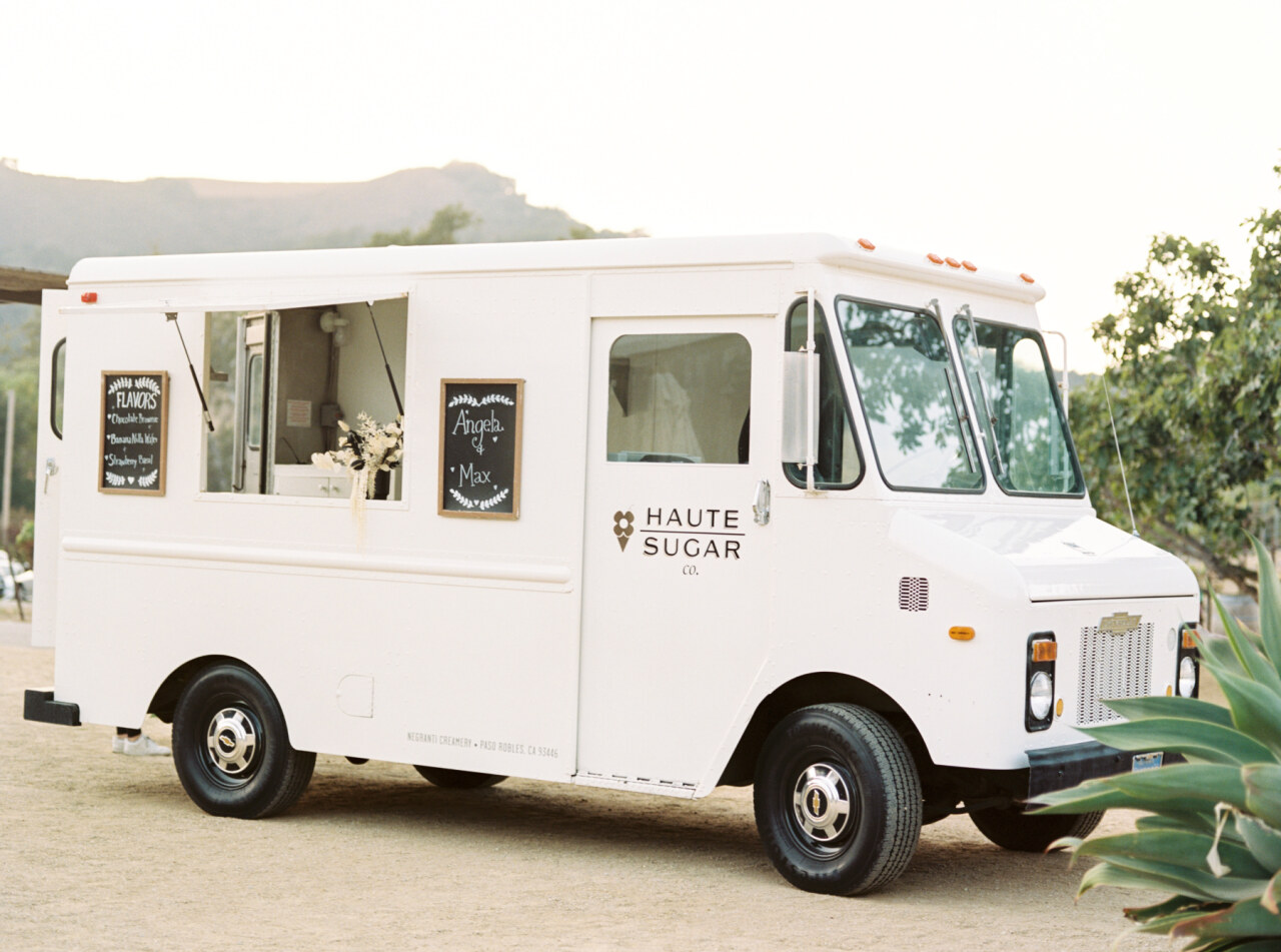White food truck