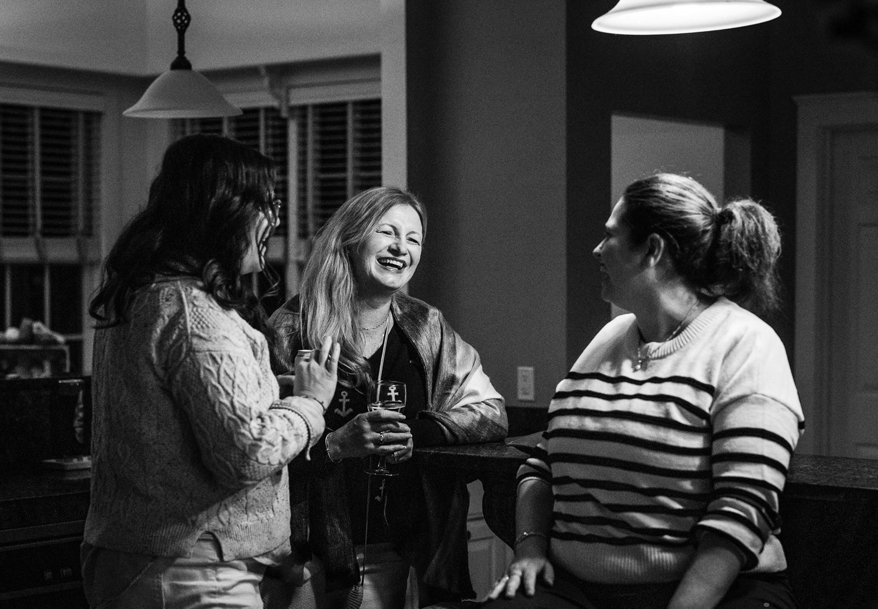 group laughing