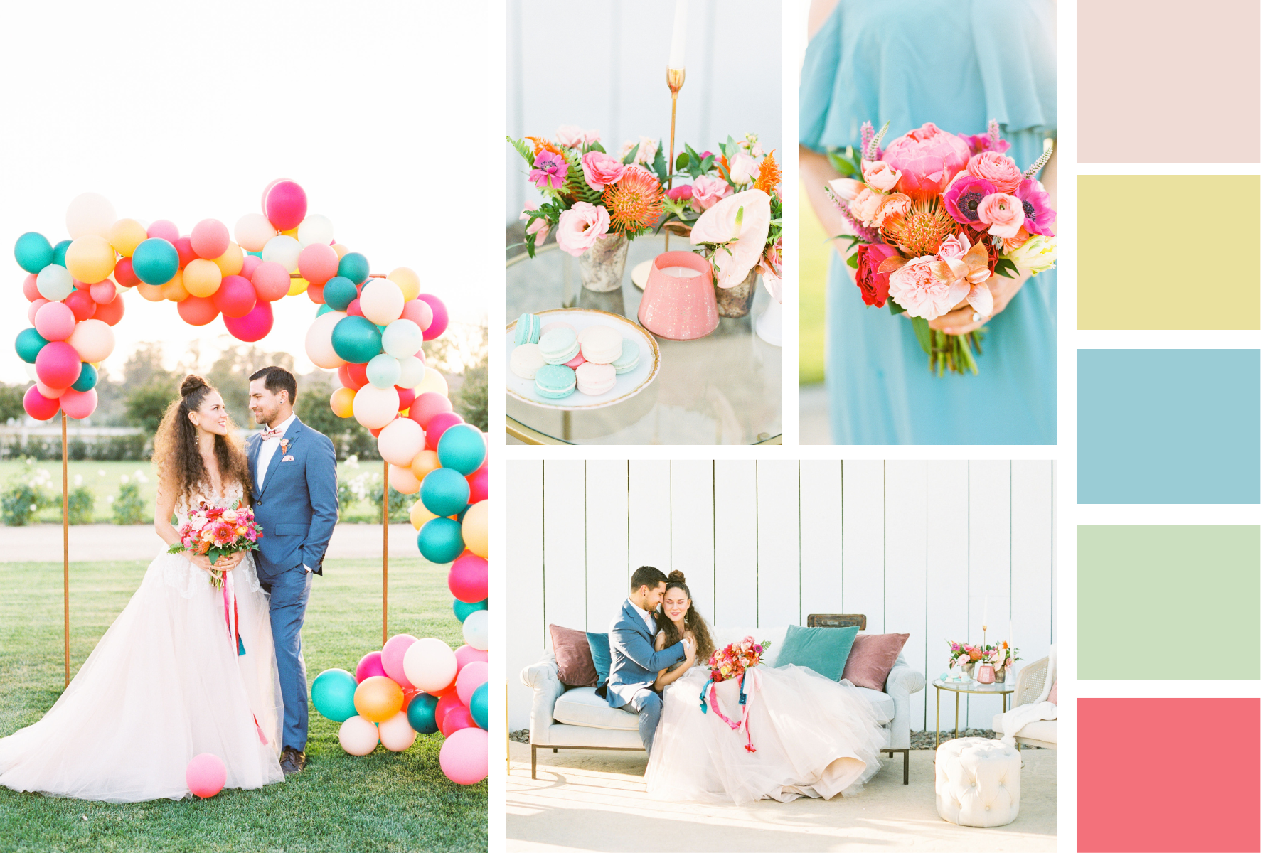 Magenta and pastels