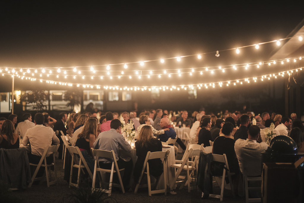 Guests at tables