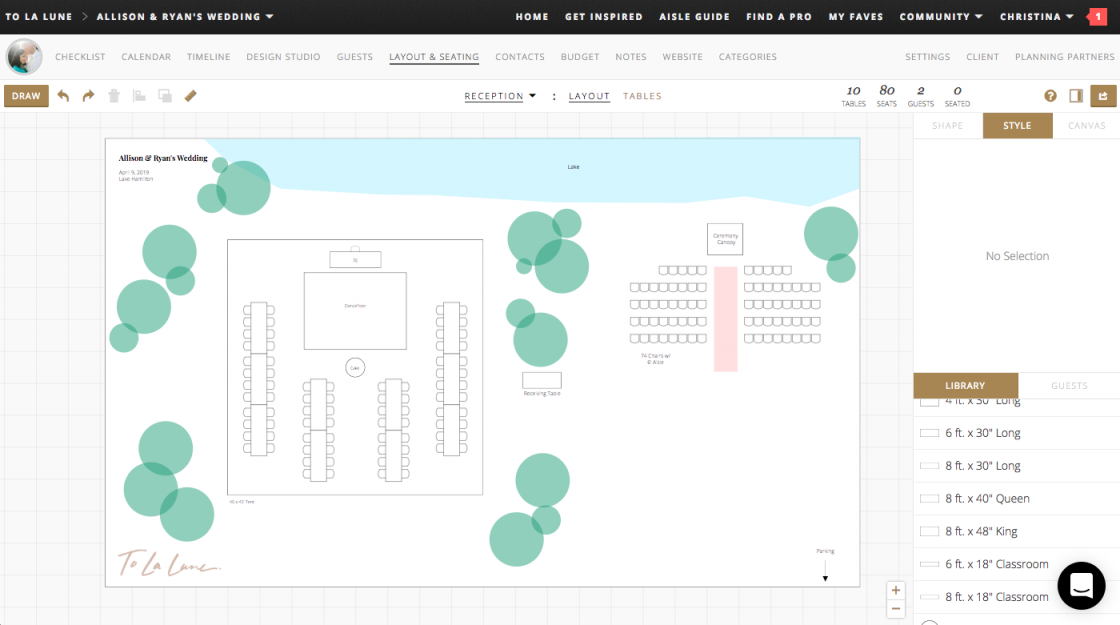 Layouts and Seating