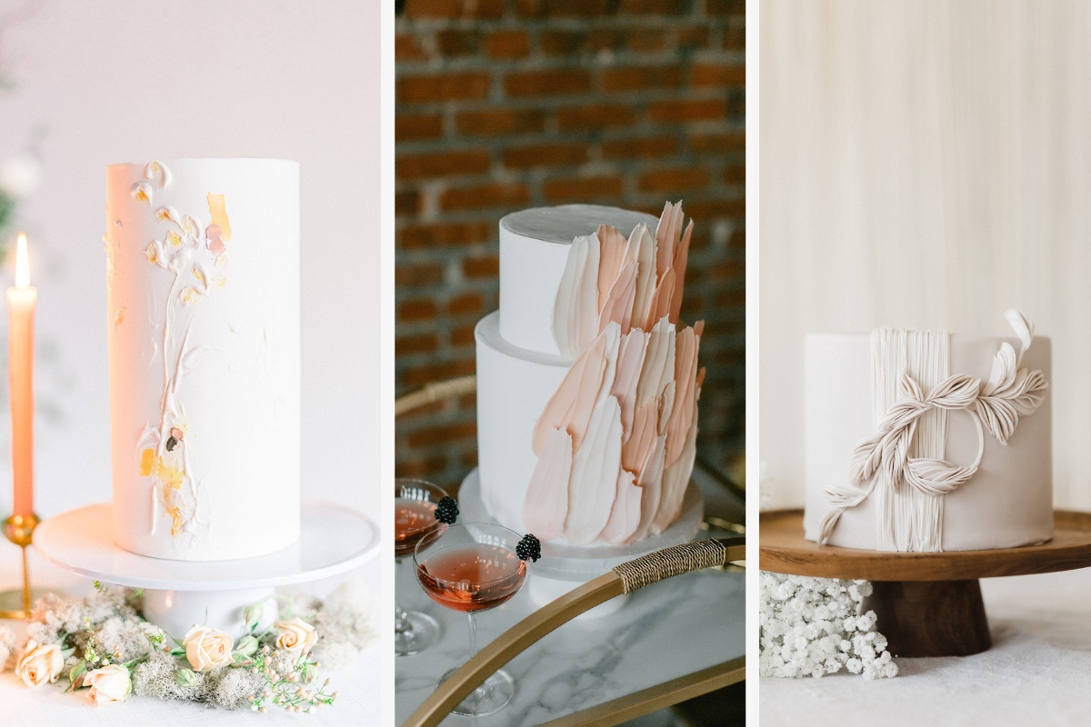 Textured cakes 