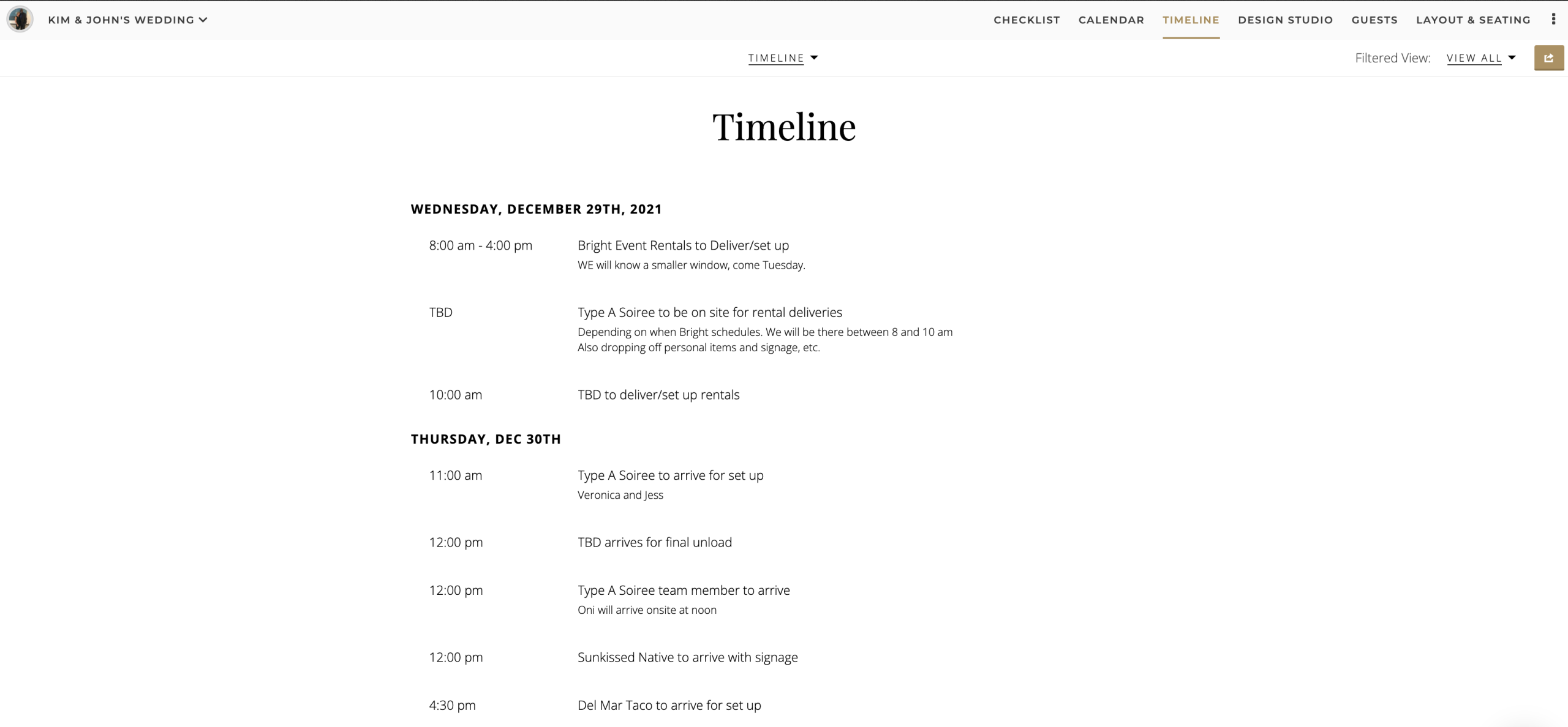 AP timeline