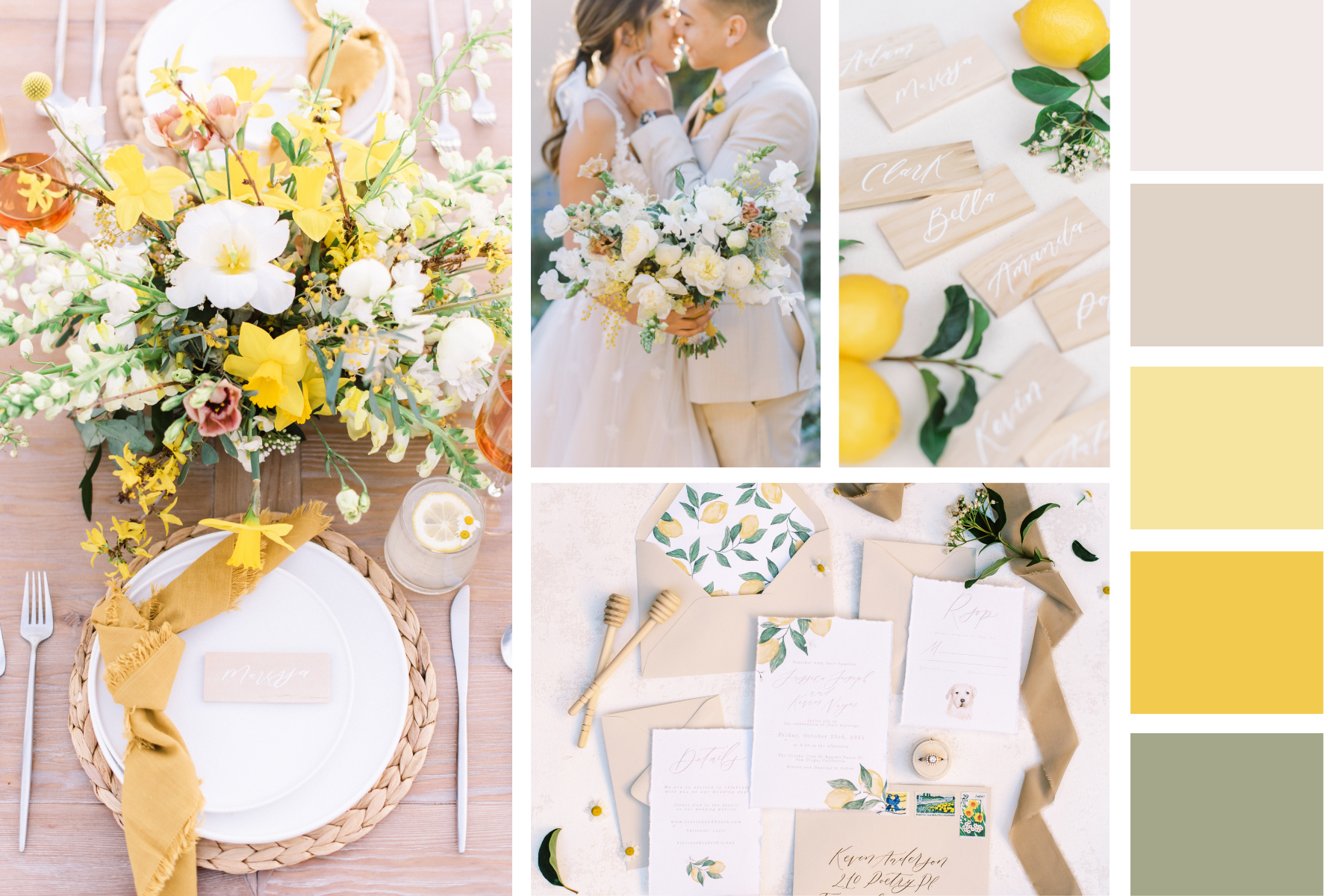 Green and yellow