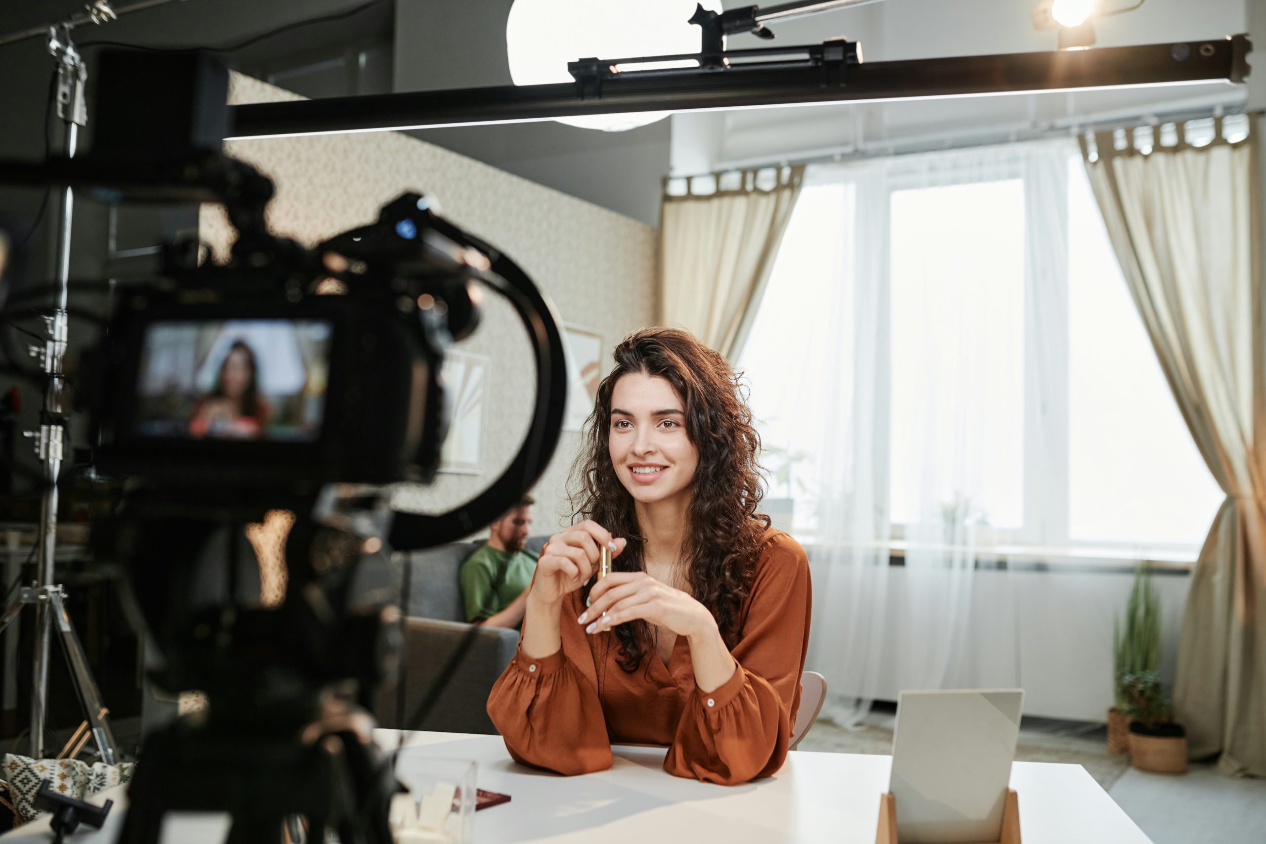 Woman on TV